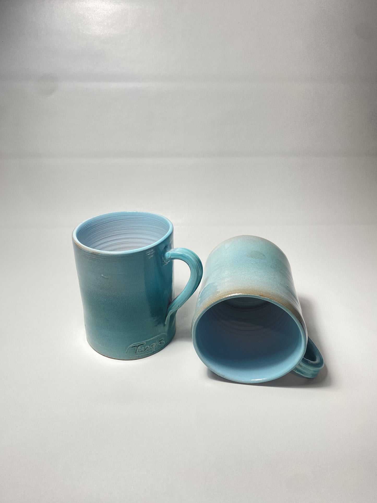 Azure Blue Mug Set of 2