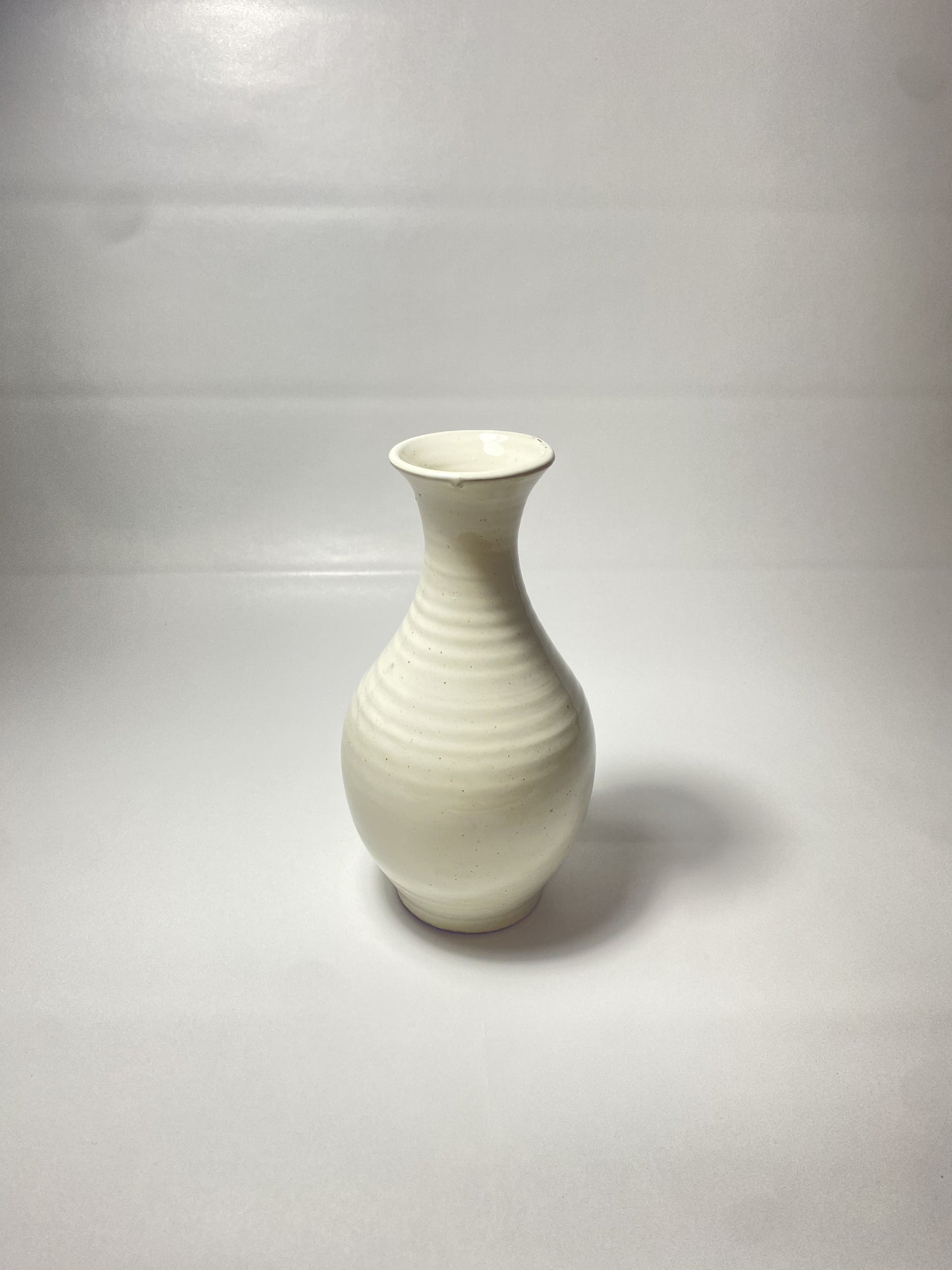 Small White Solitary Vase